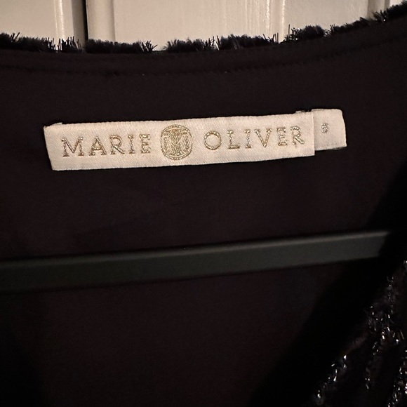 Marie Oliver shift dress Black Leopard - Picture 2 of 3